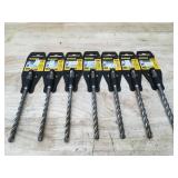 Lot of 7 - DeWalt 5/16" SDS Drill Bits Model # DW5524