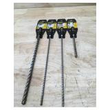 Lot of 4 - DeWalt SDS Drill Bits