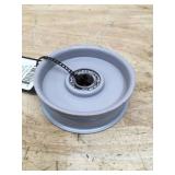 Lot of 8 - Flat Idler-Steel 2-1/2" OD-3/8" Bore