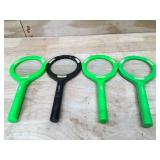 Lot of 4 - Magnifying Glass With Lights
