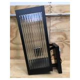 Progress Lighting Clear Ribbed Glass Outdoor Medium Wall Lantern Light (Retails for $108)