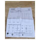 Progress Lighting Clear Ribbed Glass Outdoor Medium Wall Lantern Light (Retails for $108)