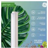 GE Grow Light for Indoor Plants, Indoor Plant, LED Light Bulb Fixture for Seeds and Greens with Balanced Spectrum, 25,000 Hours Lifespan, 52 PPF, 48 Inches