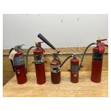 Lot of 5- Fire Extinguishers