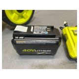 RYOBI 18" Battery Powered Snow Blower Model RY40809VNM - 6Ah Battery and Charger Included