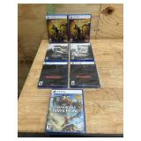 PLAYSTATION Lot of 5- PS5 Games