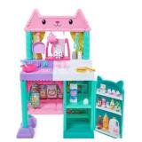 Gabby’s Dollhouse, Cakey Kitchen Set for Kids with Play Kitchen Accessories, Play Food, Sounds, Music and Kids Toys for Girls and Boys Ages 3 and Up