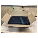 MOTORTREND Soft Tex Seat Covers for Cars, Two-Tone Gray Car Full Set with Hooded Split Bench Cover