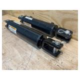 MAXIM Lot of 2-  WC Welded Cylinders: 3 Bore x 8 Stroke, 3000 PSI, 1.5" Rod Diameter with SAE #8 Port Size, Retracted: 18.25 and Extended Length: 26.25, 1" Pin Dia.