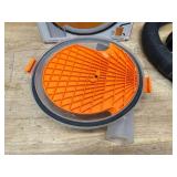 The Dustopper PRO, Low-Profile Dust Separator for Shop Wet/Dry Vacuums. Includes High-Flow 90 Degree Sweep Elbows and Connection Hose. Fits Standard 5 Gallon Buckets, Made in USA