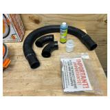 The Dustopper PRO, Low-Profile Dust Separator for Shop Wet/Dry Vacuums. Includes High-Flow 90 Degree Sweep Elbows and Connection Hose. Fits Standard 5 Gallon Buckets, Made in USA