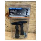 Buyers Products Lot of 2 Packs of-  03015 Heavy Duty Rubber Hood Catches 4-7/8" WJ201U (2 per pack)