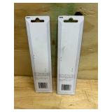 LINCOLN ELECTRIC Lot of 2- Welding Magnets, Silver, Knurled Aluminum Handle, Neodymium Magnet, 2 lb Lift Capacity