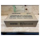 MOTOR TREND SeatWrap Leatherette Car Seat Covers - PU Leather Cushion - Rear Bench Protector- Black