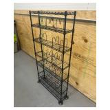 CD/DVD Holder with Adjustable Dividers