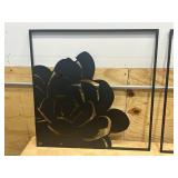 Lot of 2- 24" x 24" Wall Decor