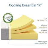 ZINUS 12 Inch Cooling Essential Memory Foam Mattress, Full, White