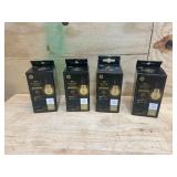 GE LIGHTING Case of 4- VintaStyle LED Light Bulbs, 5 Watts (60 Watt Equivalent) Warm Candle Light, Amber Glass, Medium Base, Dimmable