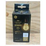 GE LIGHTING Case of 4- VintaStyle LED Light Bulbs, 5 Watts (60 Watt Equivalent) Warm Candle Light, Amber Glass, Medium Base, Dimmable