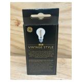 GE LIGHTING Case of 4- VintaStyle LED Light Bulbs, 5 Watts (60 Watt Equivalent) Warm Candle Light, Amber Glass, Medium Base, Dimmable