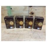 GE Case of 4- Vintage 60 W Equivalent Dimmable Warm Candle Light G30 Vintage LED Light Fixture Light Bulbs
