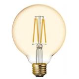 GE Case of 4- Vintage 60 W Equivalent Dimmable Warm Candle Light G30 Vintage LED Light Fixture Light Bulbs