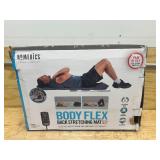 HoMedics Body Flex Back Stretching Mat with Heat, 6 Stretching Programs and 3 Intensity Levels with Removable Memory Foam Pillow for Full Body Coverage, Portable for Yoga, Athletes, Home Gym