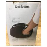 Brookstone Shiatsu Foot Massager with Heat Model # B-FMS-1000HJ
