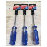 CRESCENT Box of 3- #2 x 6" CP26 Screwdrivers