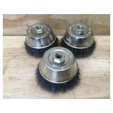 Lot of 3 - Wire Brushes