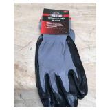 Lot of 3 - Ironton Nitrile Coated Gloves Size Large