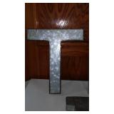 Metal Letters. T,H,J, And L.