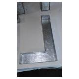 Metal Letters. T,H,J, And L.