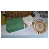 Misc Home Décor With Covered Tote.