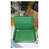 Misc Home Décor With Covered Tote.