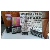 Inspirational And Family Sayings And More With Covered Tote.