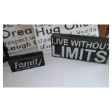 Inspirational And Family Sayings And More With Covered Tote.