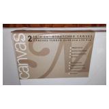 Painting Canvas(3) And Oil Painting Books.