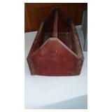 Wood Décor.  Box, Stool, Toolbox.