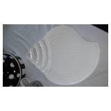Black And White Serving Dishes.
