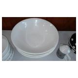 Black And White Serving Dishes.