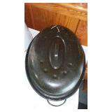 Vintage Enamelware, Copper And Cast Aluminum.