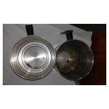 Vintage Enamelware, Copper And Cast Aluminum.