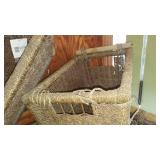 Set of 4 Woven Storage Baskets with Handles