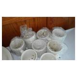 Buffalo China Dishes and Mugs in Storage Container