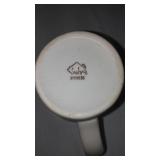 Buffalo China Dishes and Mugs in Storage Container