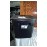 Buffalo China Dishes and Mugs in Storage Container