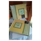 Assorted Decorative Frames, Scrapbooking Supplies, and Baskets