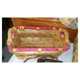 Assorted Decorative Frames, Scrapbooking Supplies, and Baskets