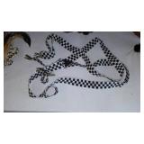 Collection of Unique Decorative Items Including Giraffes, Elephant Sculpture, and Fashion Accessories